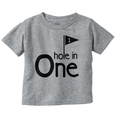 Hole In One Infant Toddler T Shirt-Direct To Garment Print-Brisco Baby