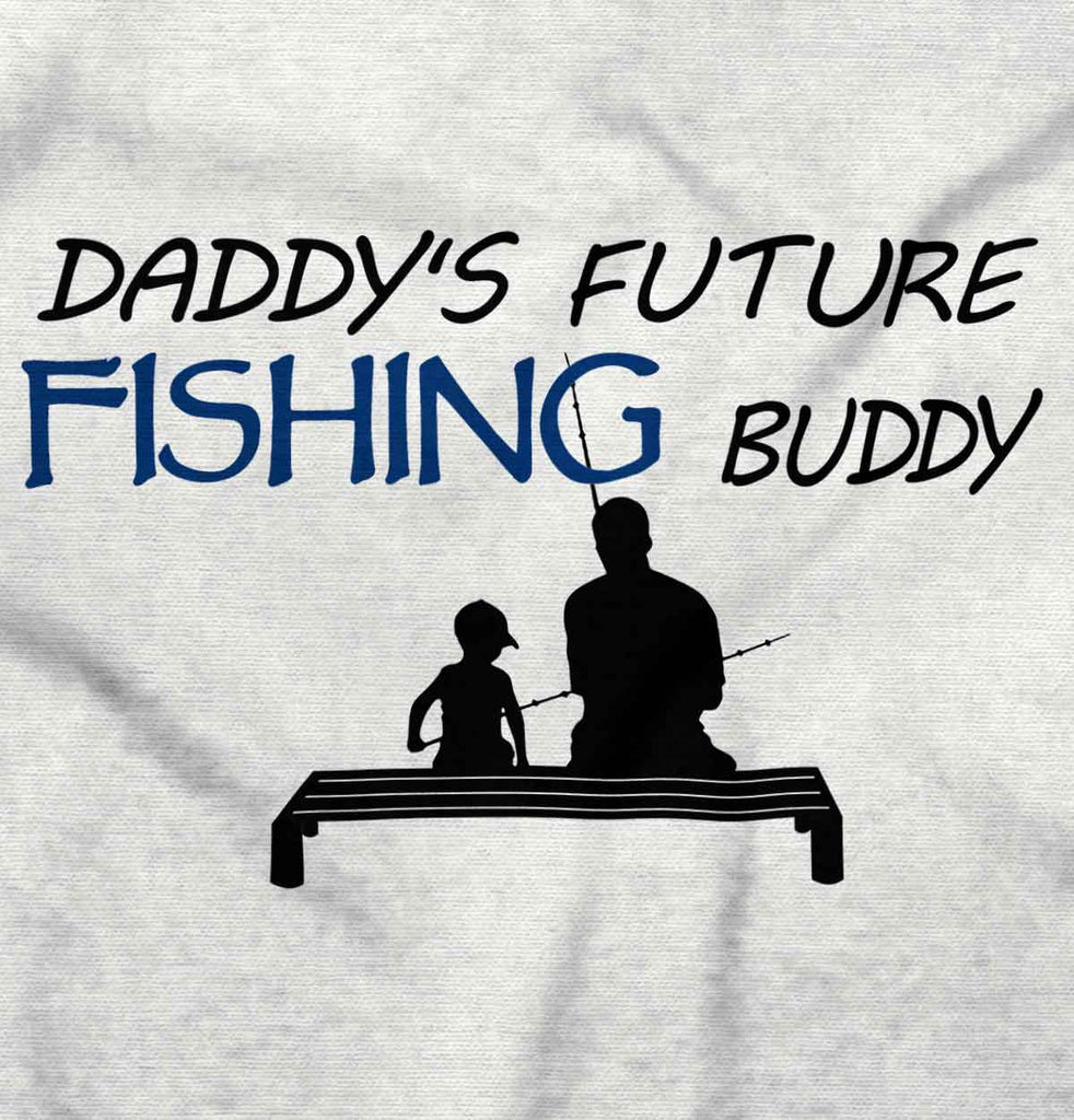 Future Fishing Buddy Infant Toddler T Shirt-Direct To Garment Print-Brisco Baby