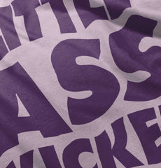 Little Ass Kicker Infant Baby Bib-Direct To Garment Print-Brisco Baby