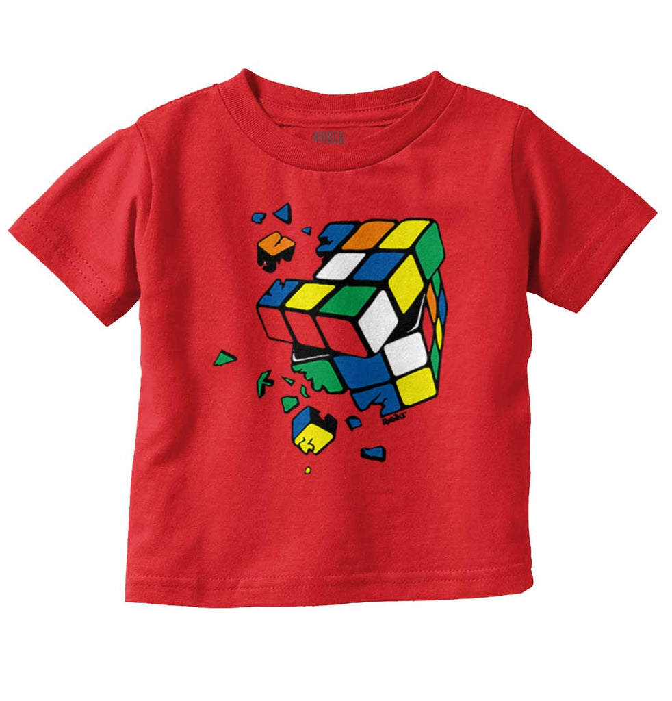 Broken Rubiks Infant Toddler T Shirt-Direct To Garment Print-Brisco Baby