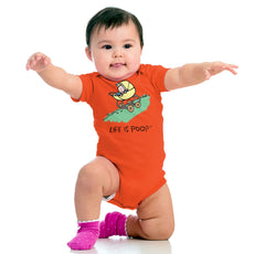 Downhill Stroller Romper-Direct To Garment Print-Brisco Baby