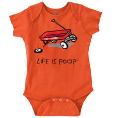 Broken Wagon Romper-Direct To Garment Print-Brisco Baby