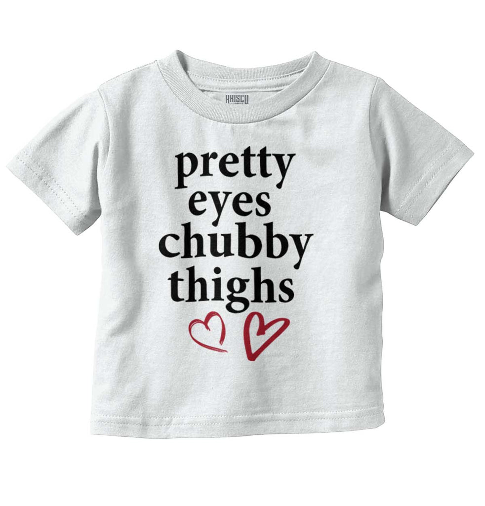 Pretty Eyes Infant Toddler T Shirt-Direct To Garment Print-Brisco Baby