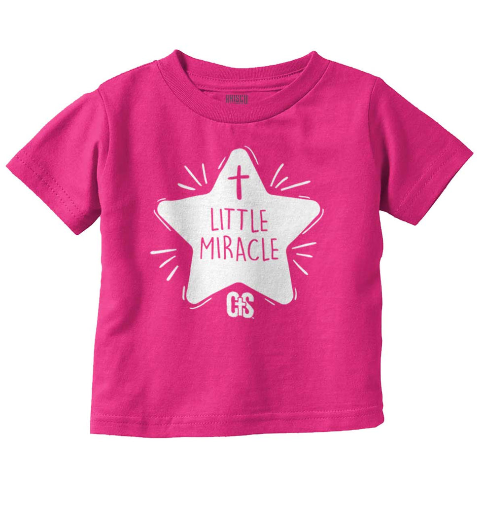 Little Miracle Infant Toddler T Shirt-Direct To Garment Print-Brisco Baby