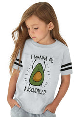 Avocuddled Toddler Football Jersey Tee-Direct To Garment Print-Brisco Baby