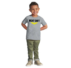 Night Shift Infant Toddler T Shirt-Direct To Garment Print-Brisco Baby