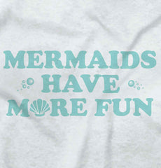 Mermaids Have More Fun Infant Baby Bib-Direct To Garment Print-Brisco Baby