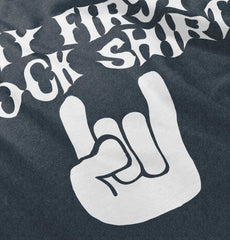 Rock Shirt Football Romper Bodysuit-Direct To Garment Print-Brisco Baby