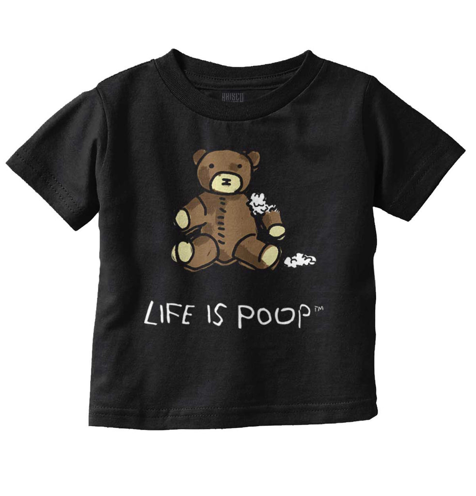 Ripped Teddy Bear Infant Toddler T Shirt-Direct To Garment Print-Brisco Baby