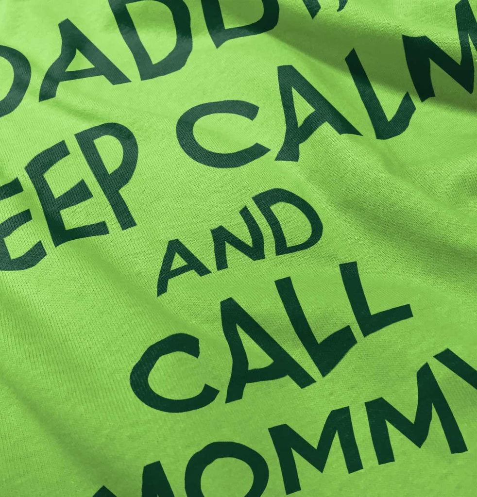 Call Mommy Romper Bodysuit-Direct To Garment Print-Brisco Baby