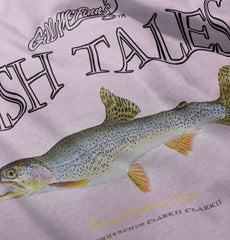 Coastal Cutthroat Trout Infant Toddler T Shirt-Direct To Garment Print-Brisco Baby
