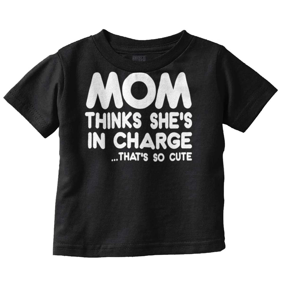 In Charge Infant Toddler T Shirt-Direct To Garment Print-Brisco Baby