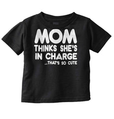 In Charge Infant Toddler T Shirt-Direct To Garment Print-Brisco Baby