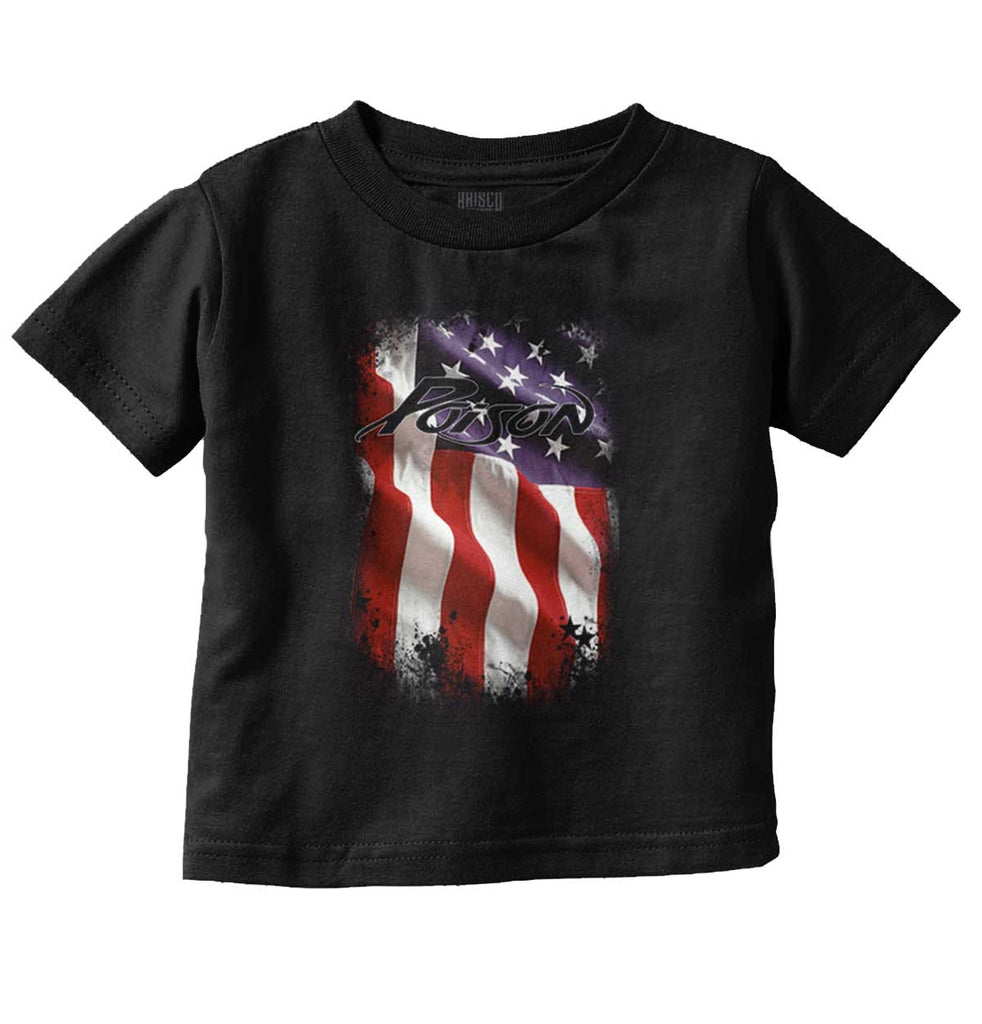 USA Poison Infant Toddler T Shirt-Direct To Garment Print-Brisco Baby