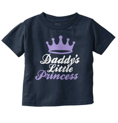 Daddy's Little Princess Infant Toddler T Shirt-Direct To Garment Print-Brisco Baby