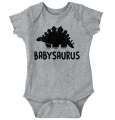Babysaurus Romper Bodysuit-Direct To Garment Print-Brisco Baby