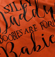 Boobies For Babies Romper Bodysuit-Direct To Garment Print-Brisco Baby