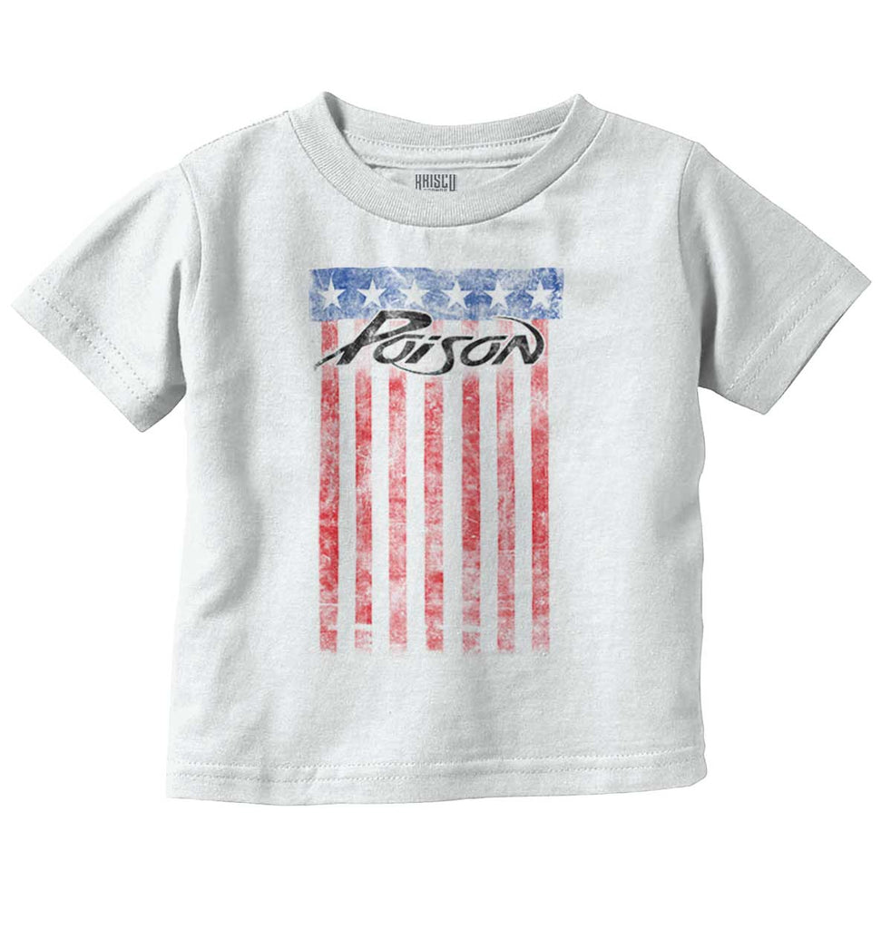 Poison Flag Infant Toddler T Shirt-Direct To Garment Print-Brisco Baby