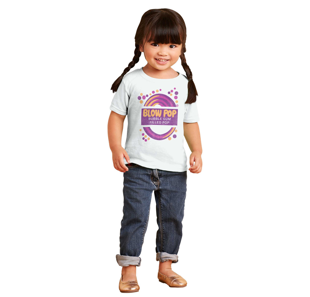 Classic Blow Pop Infant Toddler T Shirt-Direct To Garment Print-Brisco Baby