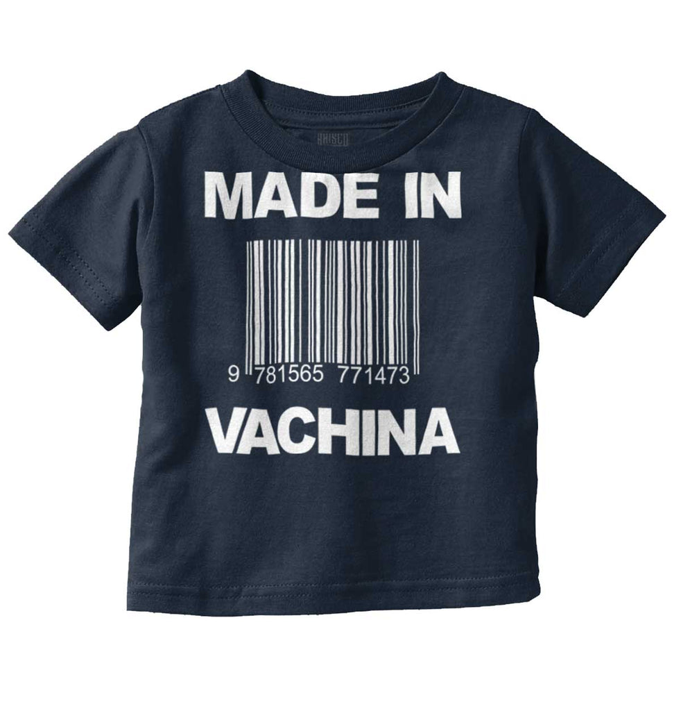 Made In Vachina Infant Toddler T Shirt-Direct To Garment Print-Brisco Baby