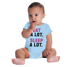 Sleep A Lot Romper Bodysuit-Direct To Garment Print-Brisco Baby