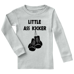 Little Ass Kicker Solid Baby Pajama Top-Direct To Garment Print-Brisco Baby
