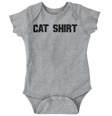 Cat Shirt Romper Bodysuit-Direct To Garment Print-Brisco Baby