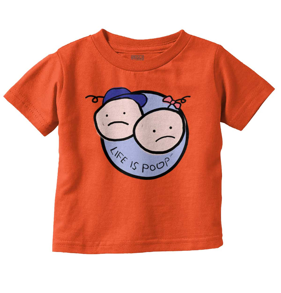 Boy and Girl Logo Infant Toddler T Shirt-Direct To Garment Print-Brisco Baby