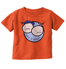 Boy and Girl Logo Infant Toddler T Shirt-Direct To Garment Print-Brisco Baby