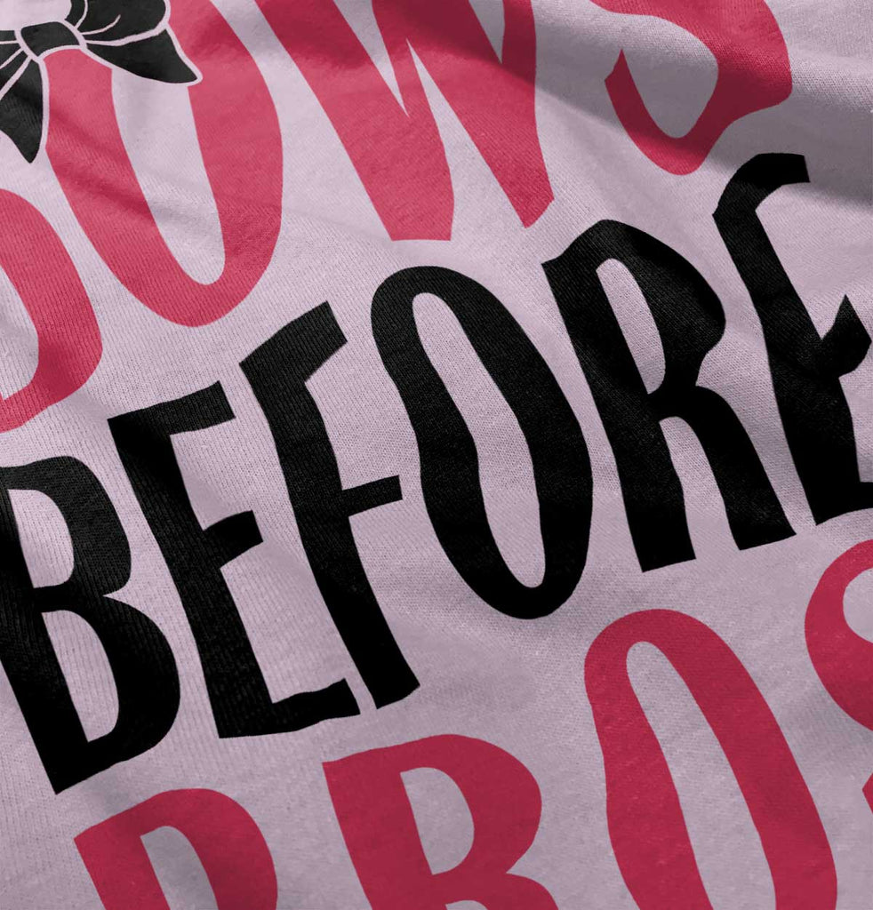 Bows Before Bros Infant Toddler T Shirt-Direct To Garment Print-Brisco Baby