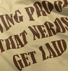 Nerds Get Laid Romper Bodysuit-Direct To Garment Print-Brisco Baby