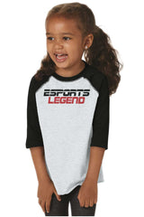 Sports Legend Professional Gamer Toddler Baseball-Direct To Garment Print-Brisco Baby