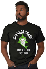 Cartoon Grandpa Shark T Shirt-Direct To Garment Print-Brisco Baby
