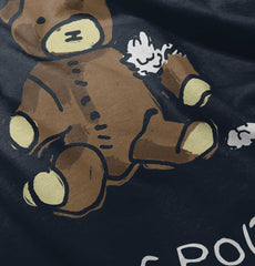 Ripped Teddy Bear Romper Bodysuit-Direct To Garment Print-Brisco Baby