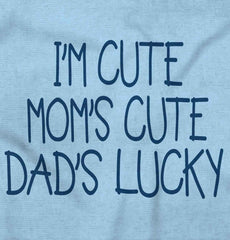Dad's Lucky Infant Toddler T Shirt-Direct To Garment Print-Brisco Baby