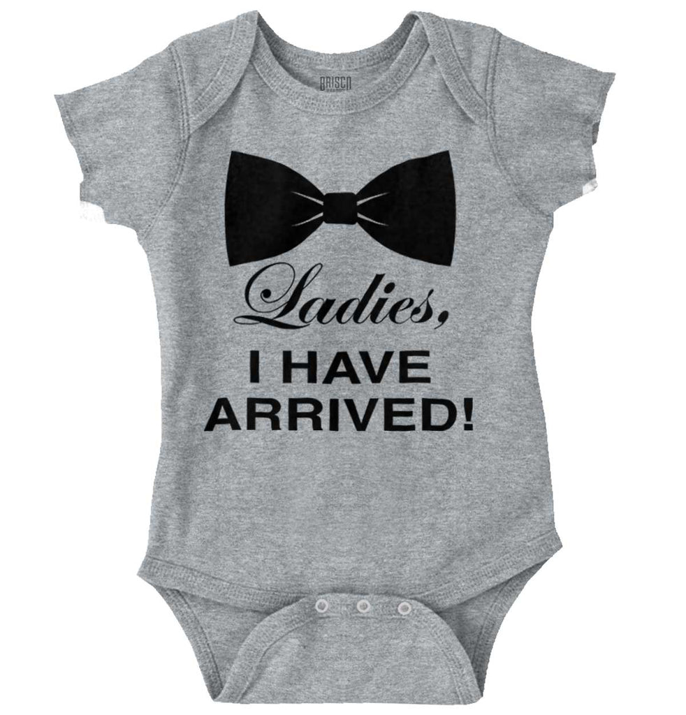 I Have Arrived Romper Bodysuit-Direct To Garment Print-Brisco Baby