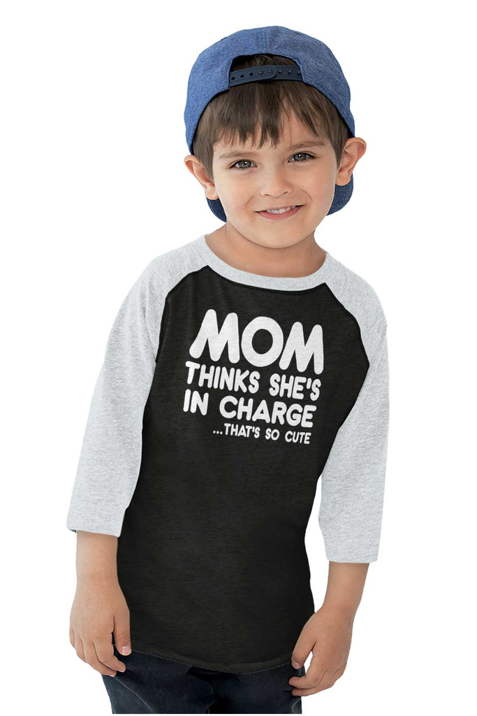 In Charge Toddler Baseball-Direct To Garment Print-Brisco Baby