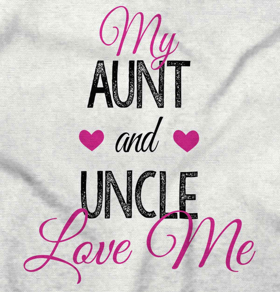 Aunt And Uncle Infant Toddler T Shirt-Direct To Garment Print-Brisco Baby