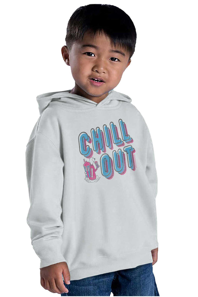 Retro Chill Toddler Pullover Hoodie-Direct To Garment Print-Brisco Baby