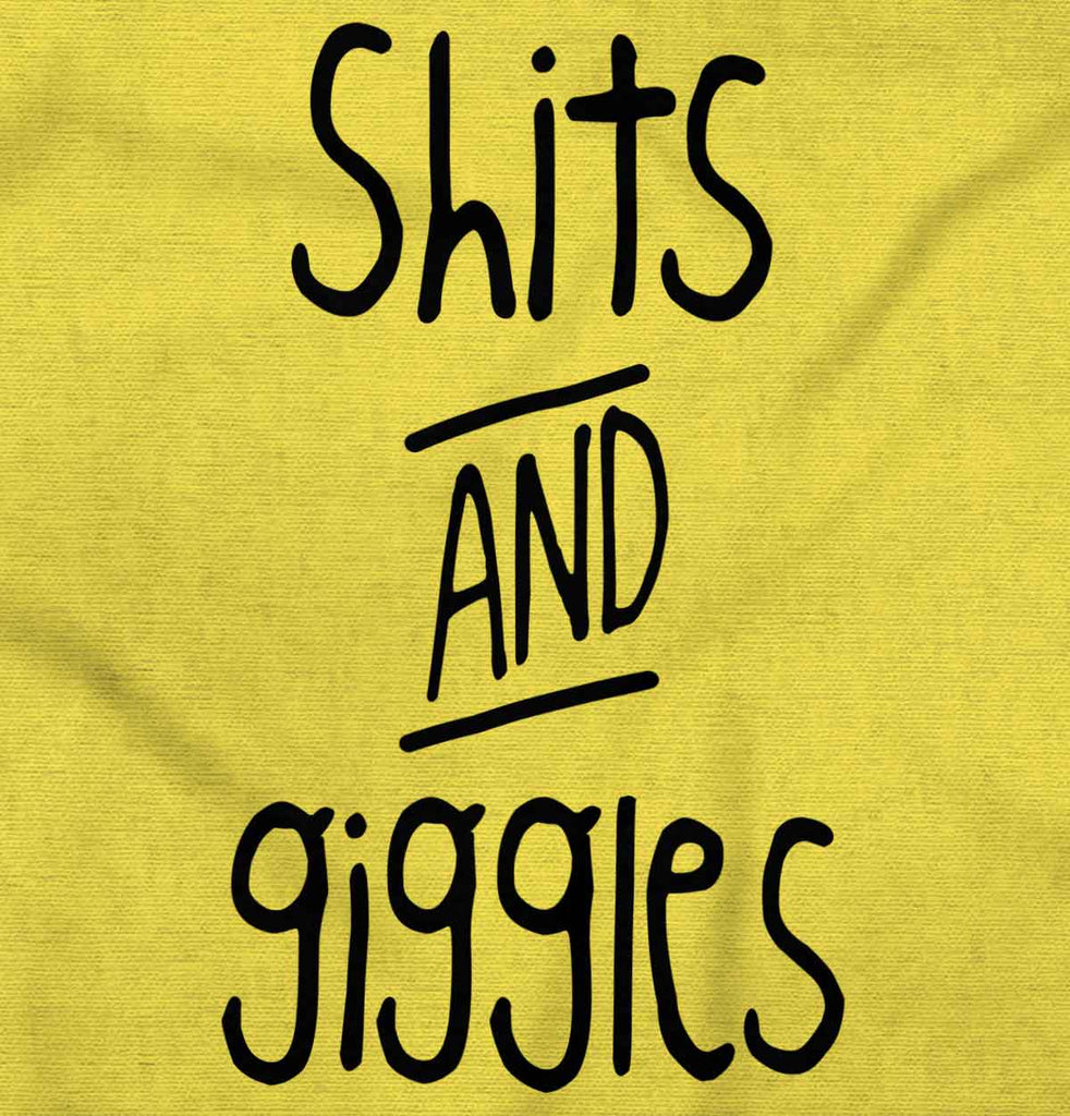 Shits and Giggles Romper Bodysuit-Direct To Garment Print-Brisco Baby