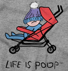 Winter Stroller Infant Toddler T Shirt-Direct To Garment Print-Brisco Baby