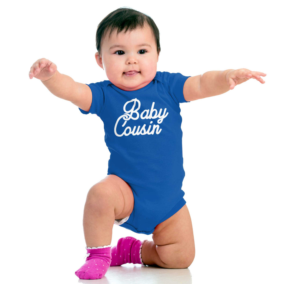 Baby Cousin Romper Bodysuit-Direct To Garment Print-Brisco Baby
