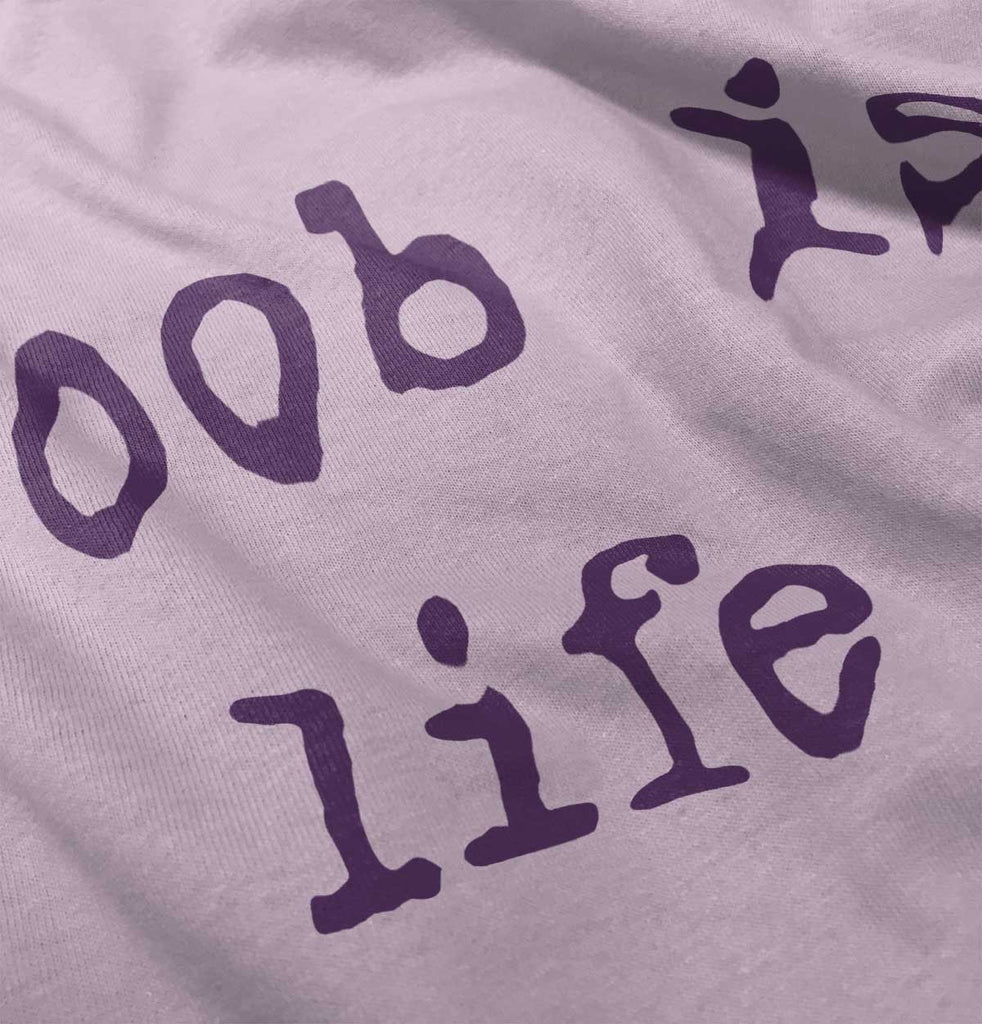 Boob Is Life Romper Bodysuit-Direct To Garment Print-Brisco Baby