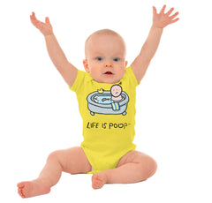 Poop in Bath Romper Bodysuit-Direct To Garment Print-Brisco Baby