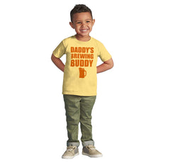Brewing Buddy Infant Toddler T Shirt-Direct To Garment Print-Brisco Baby