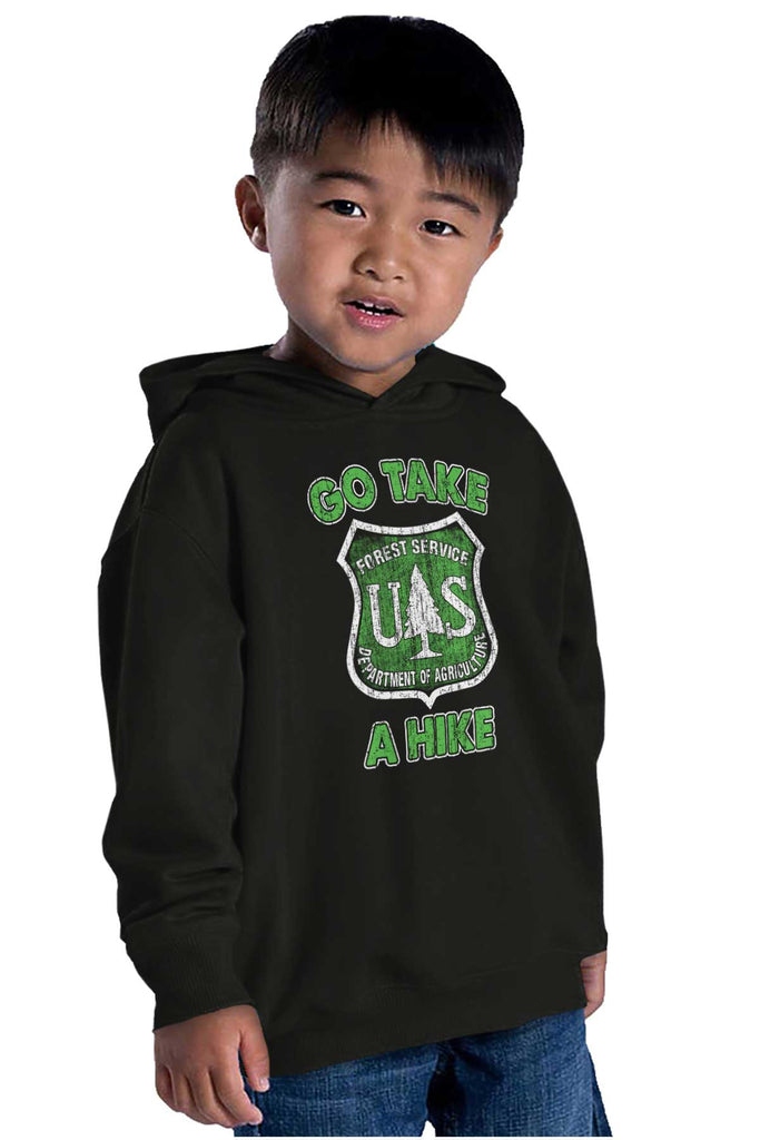 Go Take A Hike Toddler Pullover Hoodie-Direct To Garment Print-Brisco Baby