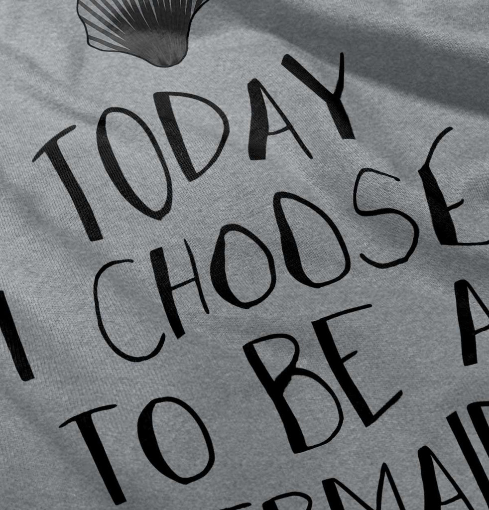 Choose To Be Mermaid Romper Bodysuit-Direct To Garment Print-Brisco Baby