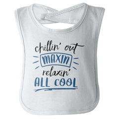 Chillin Out Infant Baby Bib-Direct To Garment Print-Brisco Baby