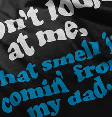 Smell From Dad Infant Baby Bib-Direct To Garment Print-Brisco Baby