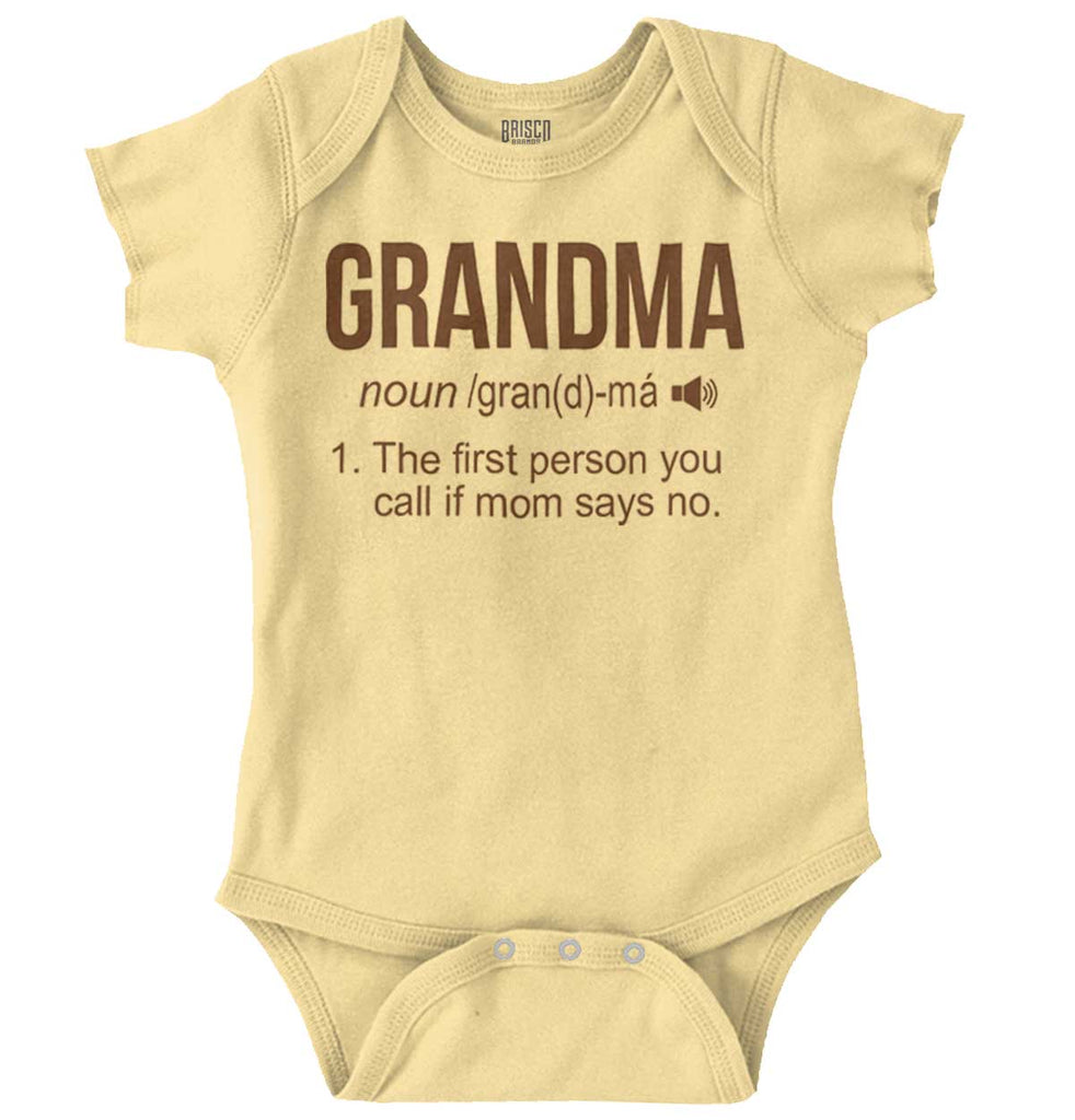 Grandma Romper Bodysuit-Direct To Garment Print-Brisco Baby